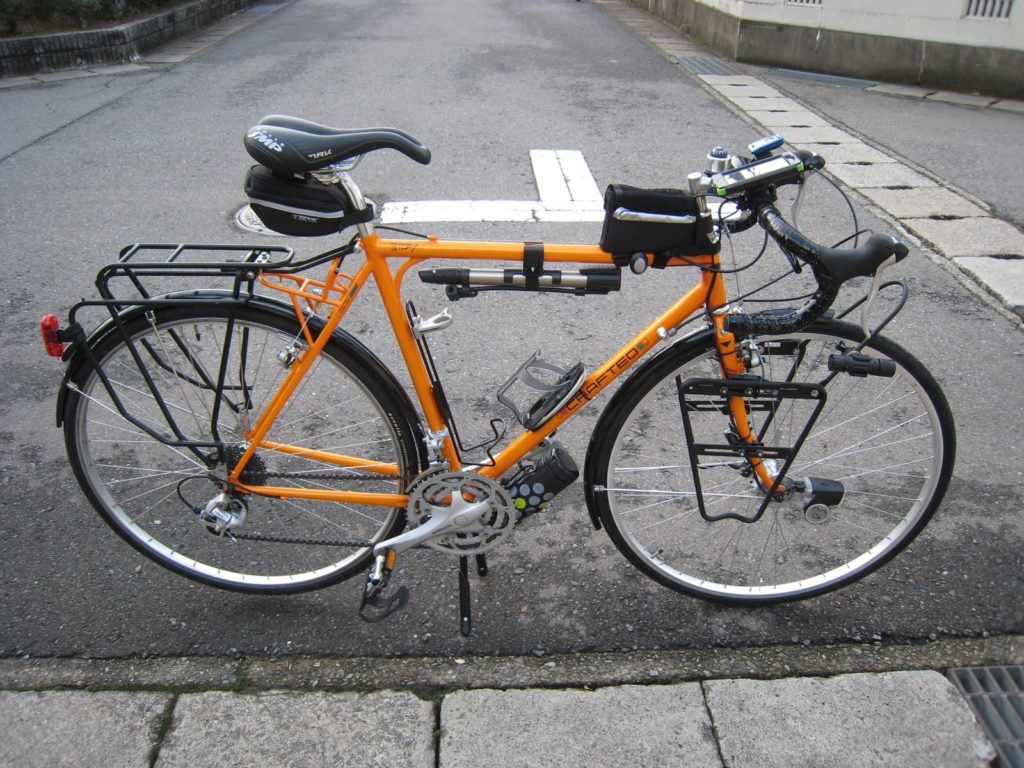 自転車 バック パッカー